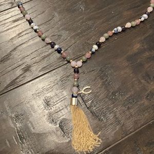 NWT WHBM Recharge semiprecious necklace